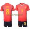 Original Trikotsatz Spanien Koke 8 Heimtrikot WM 2022 Für Kinder